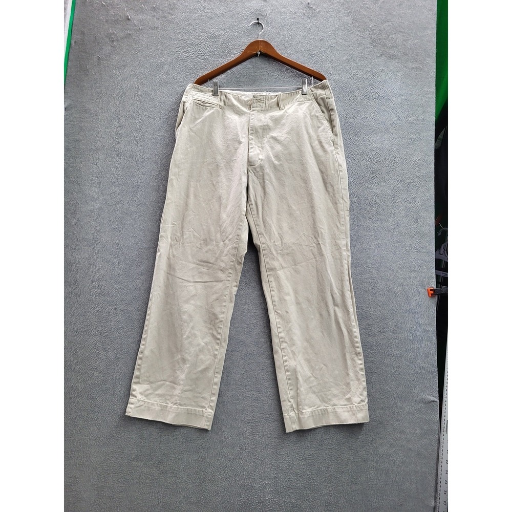 VINTAGE Polo Jeans Company Ralph Lauren Men Pants 36X30 Chino Military RLG7